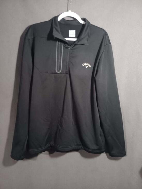 Callaway Other - Callaway Golf Quarter Zip Jacket Pullover With Pockets Black Men's Size L